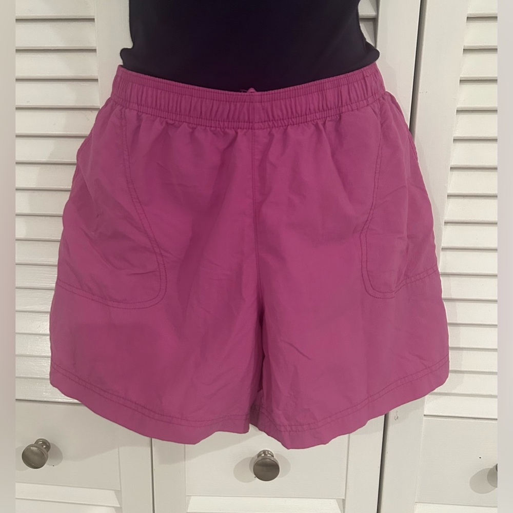 Columbia Pink Athletic Shorts Lightweight Elastic Waist